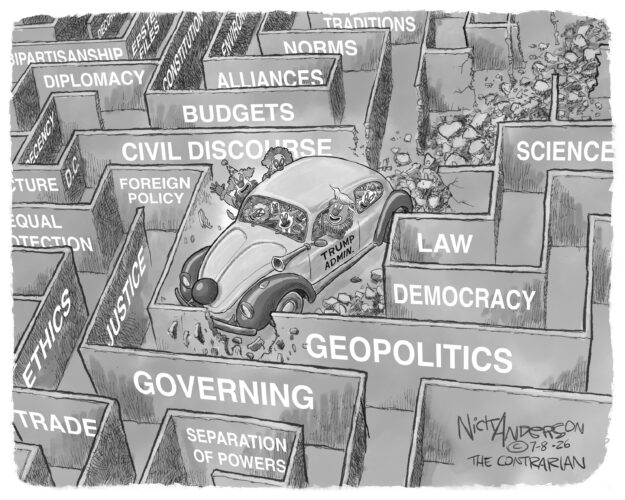 Cartoon commentary